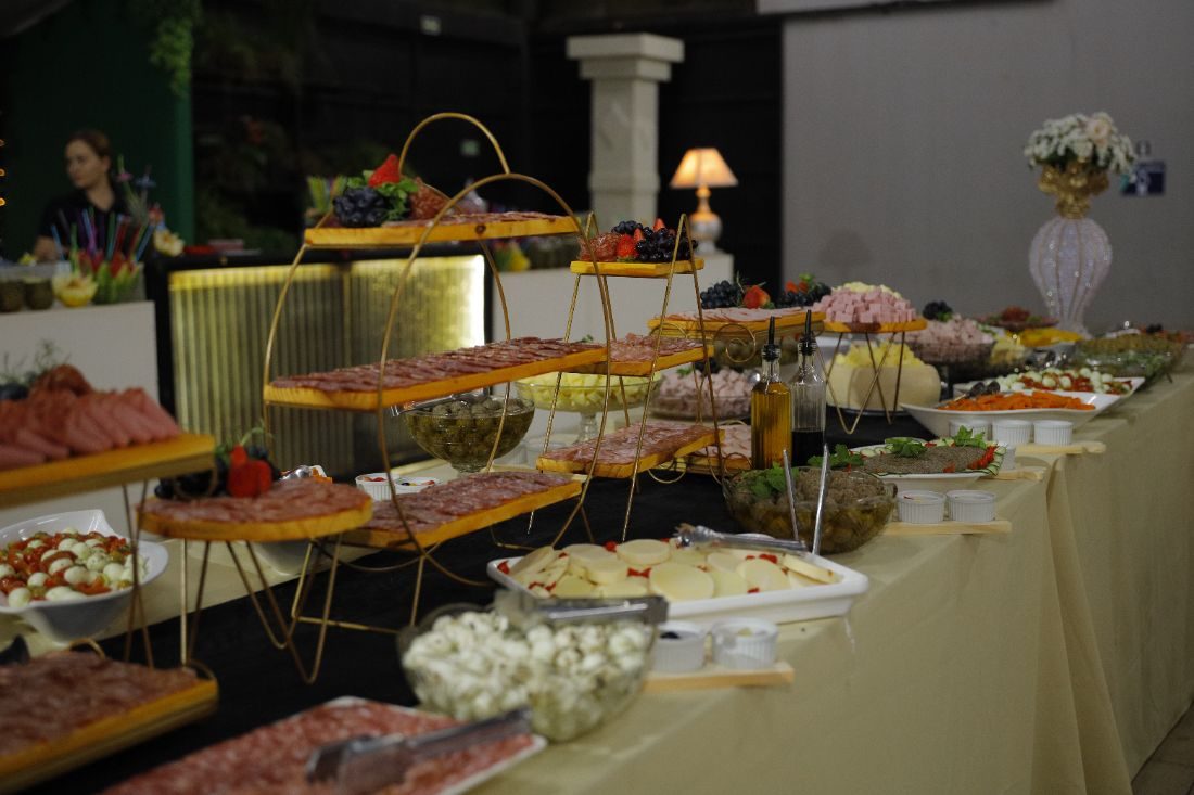 Mesa de frios · Baile de gala